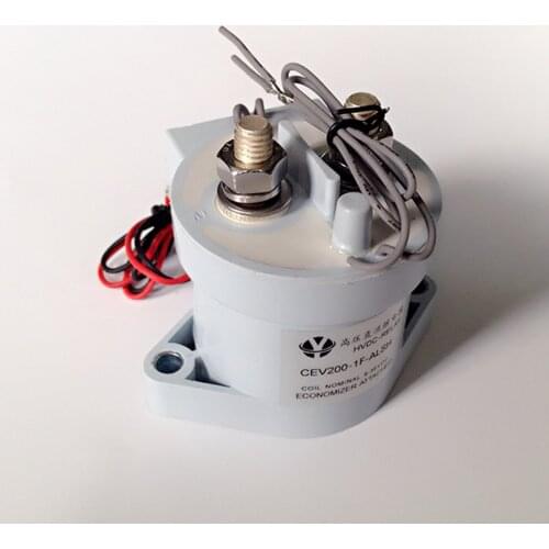 CEV200A High Voltage Direct Current Relay Contactor Electric Vehicle High Voltage Box with Auxiliary Contacts