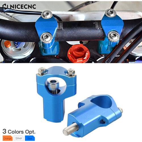52mm CNC Handlebar Handle Bar Riser Clamp for Husqvarna FE TE 125 250 350 450 300 501 200 2014-2020 2019 2018 2017 2016 Aluminum