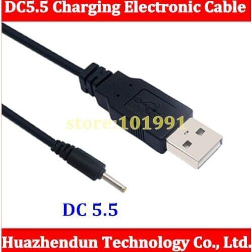 10pcs DC5.5 DC Charging Electronic Data Line Electronic accessories USB to DC 5.5 * 2.1mm Copper Core Power Cord Cable
