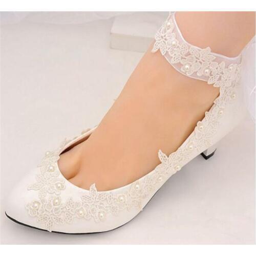 2019 white women wedding shoes with ankle strap high heels women shoes women wedding shoes chussure femme talon