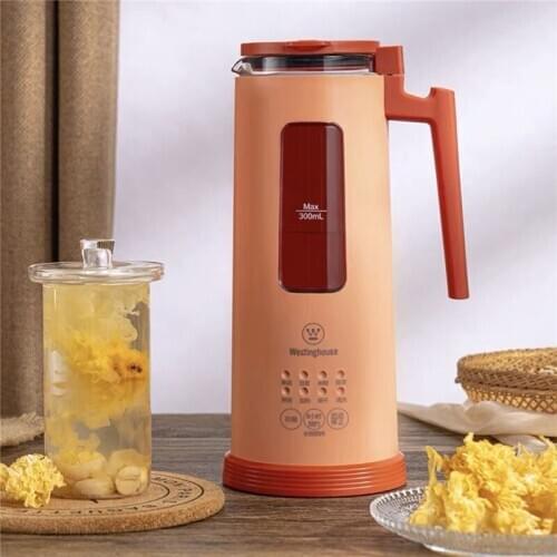 220V Mini Soymilk Maker 1-2 Persons Suitable Automatic Food Blender 300ML Multifunctions Stainless Steel Mixer