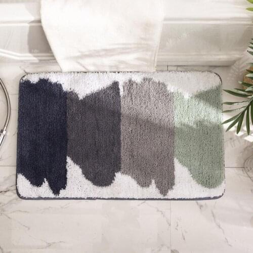 50% Dropshipping!!Stylish Household Anti-slip Water Absorption Bathroom Kitchen Floor Mat Carpet