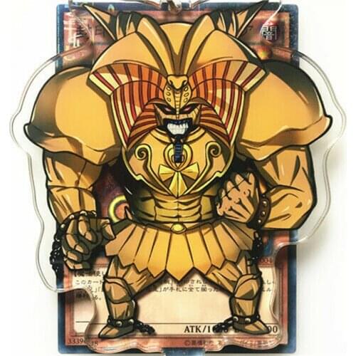 Cosmile YGO Yu Gi Oh Yugi Playmaker Forbidden One Exodia Keychain Keyring Strap Acrylic Creative Keychain limited cosplay