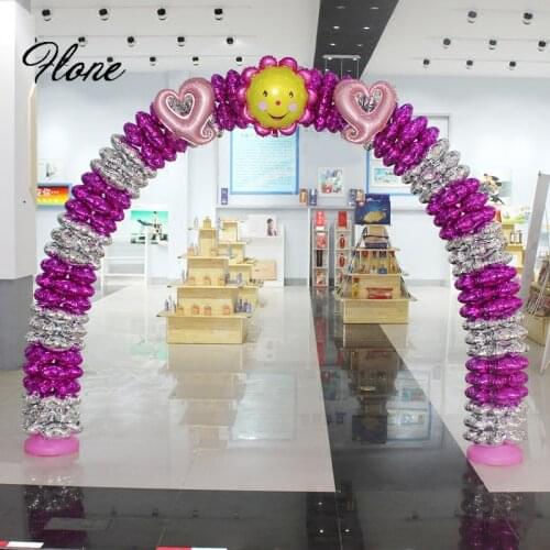 Wedding home birthday christmas party backdrop arch stand decoration PVC pole balloons background bracket decor accessories