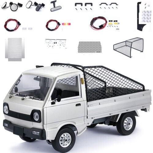 For WPL D12 1/10 RC Truck Metal OP Simulated Decorations Accessaries Diy Off Road Car Model Roll Cage Bucket Upgrade Spare Parts