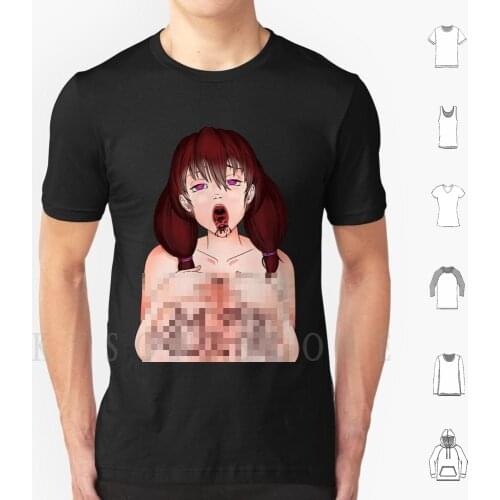 Valentine Girl-Chantilly Censured Edition T Shirt Cotton Men Diy Print Valentine Day Girls Chocolate Chantilly Sexy