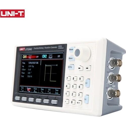 TG932 UTG962 Function Arbitrary Waveform Generator Signal Source Dual Channel 200MS/s 14bits Frequency Meter 30Mhz 60Mhz