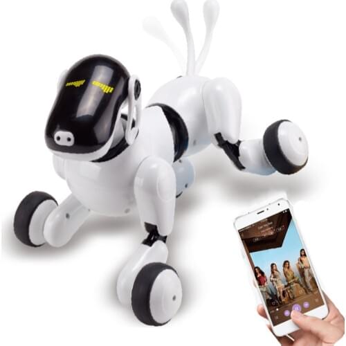 Voice Commands APP Control Robot Dog Toy Electronic Pet Funny Interactive Wireless Remote Control Puppy Smart RC Robot Dog