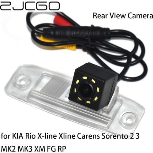 ZJCGO CCD Car Rear View Reverse Back Up Parking Night Vision Camera For KIA Rio X-line Xline Carens Sorento 2 3 MK2 MK3 XM FG RP
