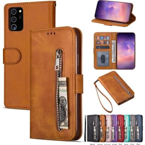 PU Leather Wallet Case for Samsung Galaxy A72 A52 A12 A42 A32 5G A21S A50 A70 A11 A31 M31S A41 A51 A71 Flip Zipper Cover Fundas