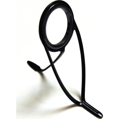 Model KW #8/10/12/16/20/25/30/40/50 Silver Black Titanium CARP rod guides/SURF rod guide, 2 legs guides