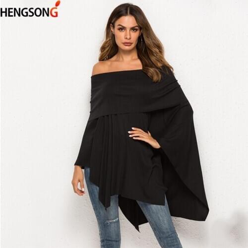 Fashion T-shirts For Women Long Sleeve Autumn Shirt Irregular All Match Pullovers Casual Loose T Shirt Womens Shirt Tshirt