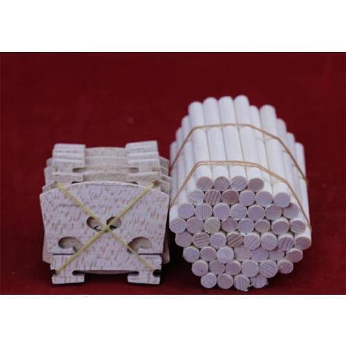20 pcs most solid maple wood 4/4 violin bridge +20 pcs violin soundpost violino fiddle accessories