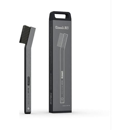 QianLi iBrush DS1102 Meticulous Steel Brush with Aluminum Alloy Handle Magnetizer for iPhone PCB CPU Soldering Repair Tool