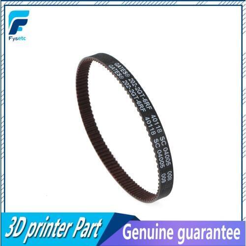 GATES-LL-2GT 3D Printer 2GT Belt Length 202mm Width 6mm Closed Loop Fiberglass Reinforced Rubber GT2 Timing Belt 2GT-6