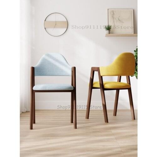Study Chair Back Back Nordic Dormitory University Student Writing Stool Desk Bedroom Household Simple Modern Dining Chair