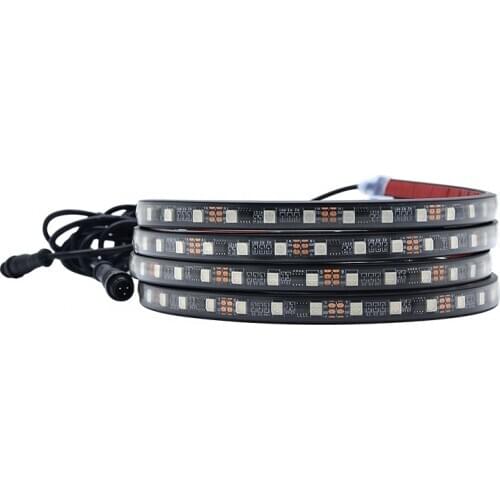 Color Changing 12V Waterproof IP68 Rope Light 0.9M 1.2M 5050 RGB Led Strip for Car