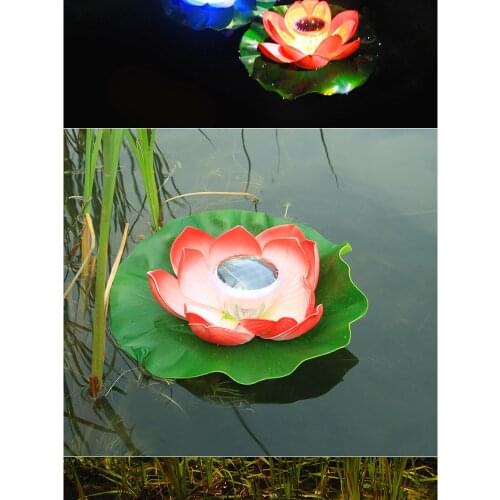 LED Waterproof Floating Lotus Light, Battery Operated Color-Changing Lily Flower Light, Flower Night Lamp, Pool Garden Fish Tank