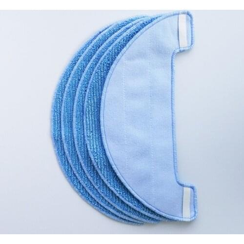 5pcs Vacuum Mop Cloth for EVCLVEO RoboTrex H11 Vision Robot Vacuum Cleaner Parts Cleaning Cleaning Clothes Replacement