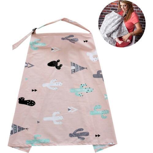 Multi-Use Full Coverage Breathable Soft Cotton Nursing Cover For Breastfeeding Breathable Soft Cotton Stylish Elegant Cover #40
