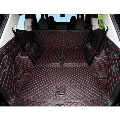 Best quality! Full set car trunk mats for Volkswagen Atlas 6 7 seats 2019 waterproof boot carpets cargo liner mat for Atlas 2020