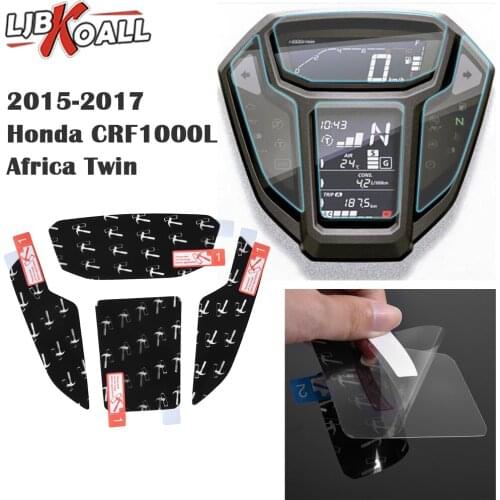 Speedometer Protection film screen Anti-Glare Dashboard Screen Protector For HONDA CRF1000L CRF 1000L AFRICA TWIN 2015 2016 2017