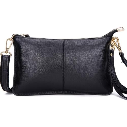 Arliwwi Genuine Leather Day Clutches Candy Color Bags Womens Fashion Crossbody Bags Small Clutch Bags