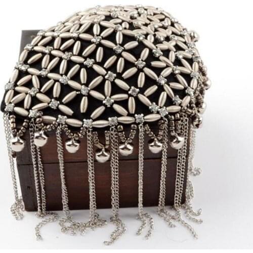 2pcs Punk tide mens suit shoulder jewelry personalized rock stage nightclub performance multi-tassel epaulettes