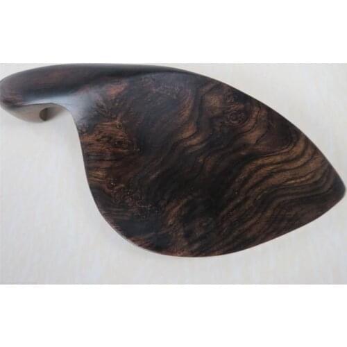 5 pcs natural ebony violin chinrest 4/4,violin parts