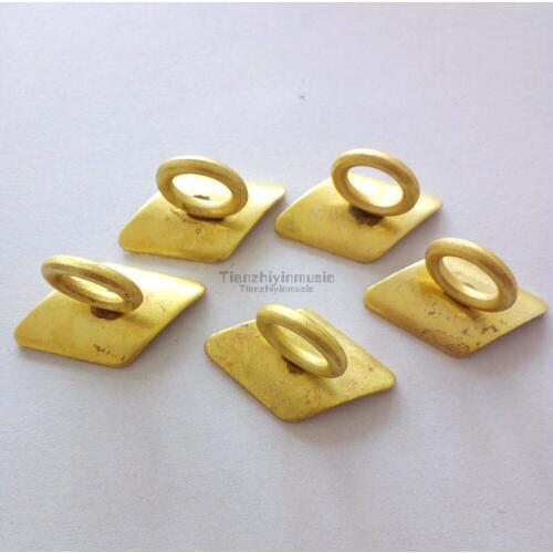 6pcs Alto sax repair parts Brass unpainted