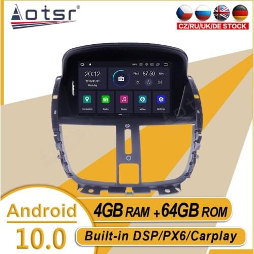 64GB For Peugeot 207 2008 2009 - 2014 Car Stereo Multimedia Player Android GPS Navigation Auto Audio Radio Carplay PX6 Head Unit