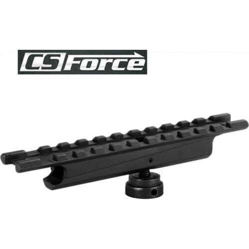CS Force Airsoft Tactical Weaver Rail M4 AR15 M16 Mount Scope 20mm Rail for Carry Handles Gun Rifle QD Quick Release Tool Black