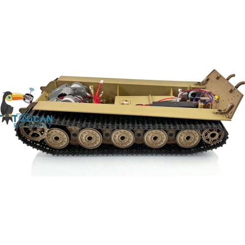 HengLong 1/16 Scale King Tiger RC Tank 3888A Chassis W/ PlasticTracks Wheels TH00387