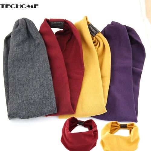 Cotton Elastic Headbands for Girls Big Wide Yoga Hairband Makeup Head Band 2020 Women Fashion Hair Ties Hair Accessories