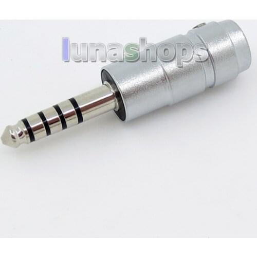 LN005848 Gold/Rhodium Plated Red Copper 4.4mm Headphone Earphone Pin Adapter For Sony PHA-2A TA-ZH1ES NW-WM1Z NW-WM1A AMP Player