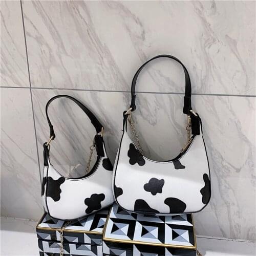 Small Saddle Chain Retro Moon Bag Mini Shoulder Underarm Bag