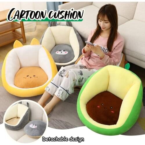 Cartoon Cushion Sofa Seat Backrest Pillow Home Seats Comfortable Mini Sofa Cute Tatami Futon Seat