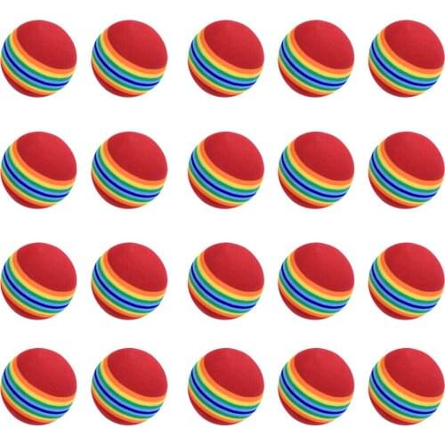 Set of 10 Light-weight Flexible Soft Golf Balls Golf Training Ball Practice Ball Yellow 41mm /1.6inch