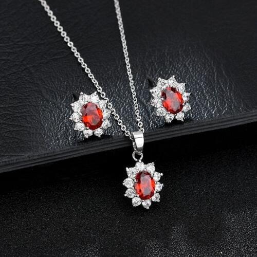 New Fashion Hot Sale AAA Cubic Zircon Luxury Wholesale Jewelry Sets For Woman Europe And America Style Wedding Party GIfts