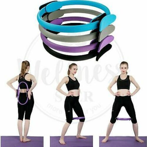 New Yoga Pilates Resistance Ring Circle Wheel Yoga Pilates Aerobic Fitness Fitness Sports Use Solid Full Body Trainer Tool 2020