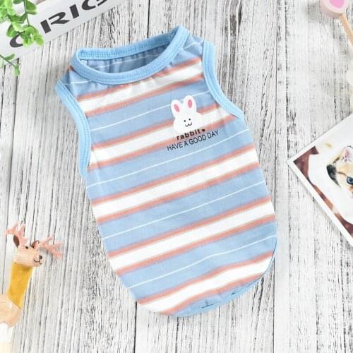 Wholesale Clothing For Small Dogs Pink Blue Gray Cute Rabbit Summer Brand Pet Vest Costumes For Puppy Animals Dachshund Supplies