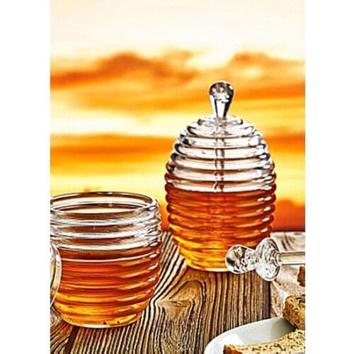 Modern Image 2 Pcs Honey Jar organizer storage box органайзер rangement коробка для хранения