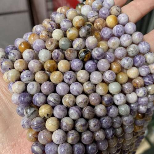 High Quality Natural Multicolor Stone 6mm 8mm Smooth Round Necklace Bracelet Jewelry Loose Beads 38cm wk145