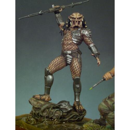 1/32 54mm fantasy warrior with base toy Resin Model Miniature Kit unassembly Unpainted