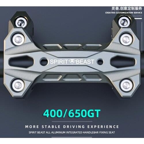 SPIRIT BEAST Motorcycle Handlebar Riser Pressing Code for CFMOTO 400GT CF650GT Honda Yamaha Suzuki Kawasaki KTM