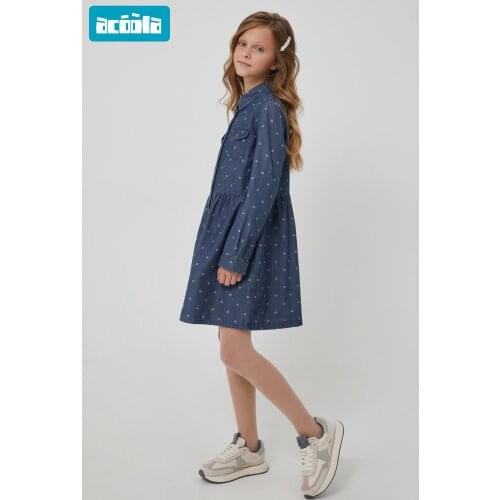 Джинсовые платья для малышек ACOOLA China At AliExpress