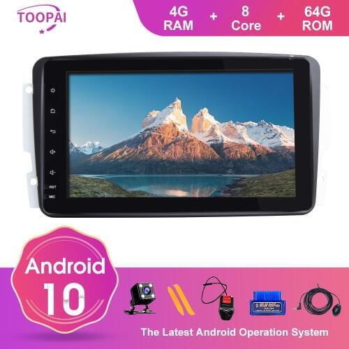 TOOPAI Android 10 For Mercedes Benz CLK W209 Vito W639 Viano 1998-2005 Canbus Auto Radio GPS Navigation Car Multimedia Player