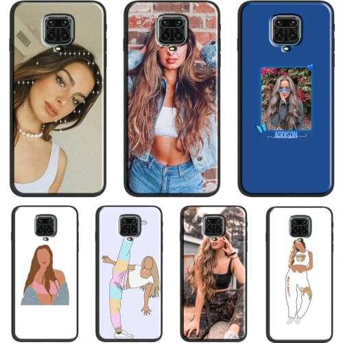 Addison Rae For Xiaomi Redmi Note 7 8 Pro 8T 9S Note 9 10 Pro Cover For Redmi 9T 9 9A 9C 7A 8A Case
