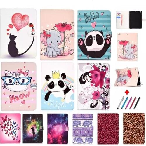 Animal Cover For iPad 10 2 Case 2020 2019 Cute Panda Cat Elephant Cover for iPad 10.2 iPad 8 7 th 8th Generation Case 10.5 Air 3