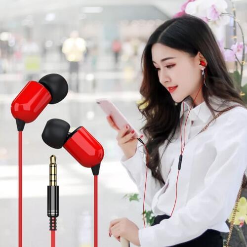 Custom-Made 3M Super Long In-ear Headphones Bass Stereo Earphone with MIC Metal 3.5mm H3 for iPhone /Phone Go pro MP3